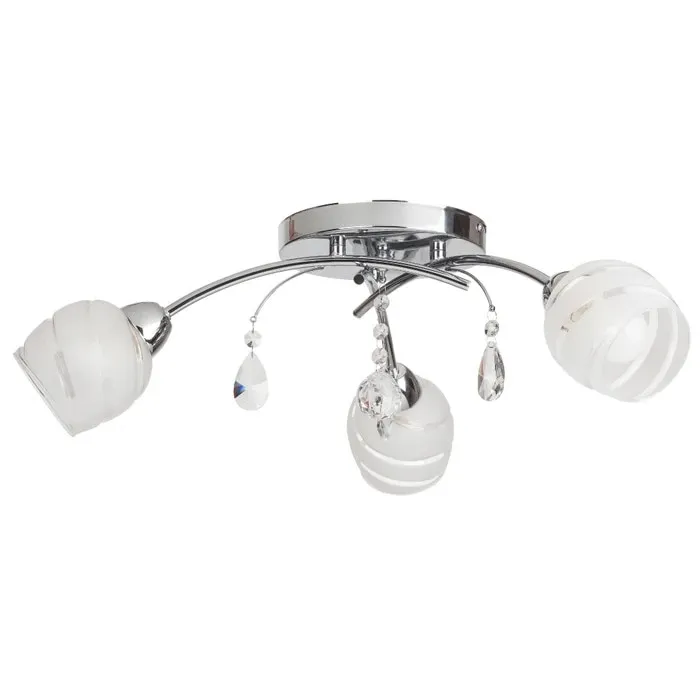 Lustra Melissa 2621, 3 x E14, crom/alb, modern