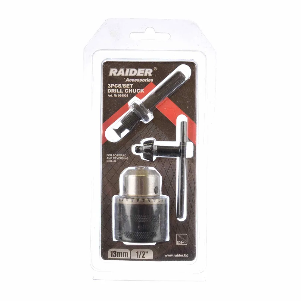 Mandrina cu cheie si adaptor SDS Raider, Ø 13 mm