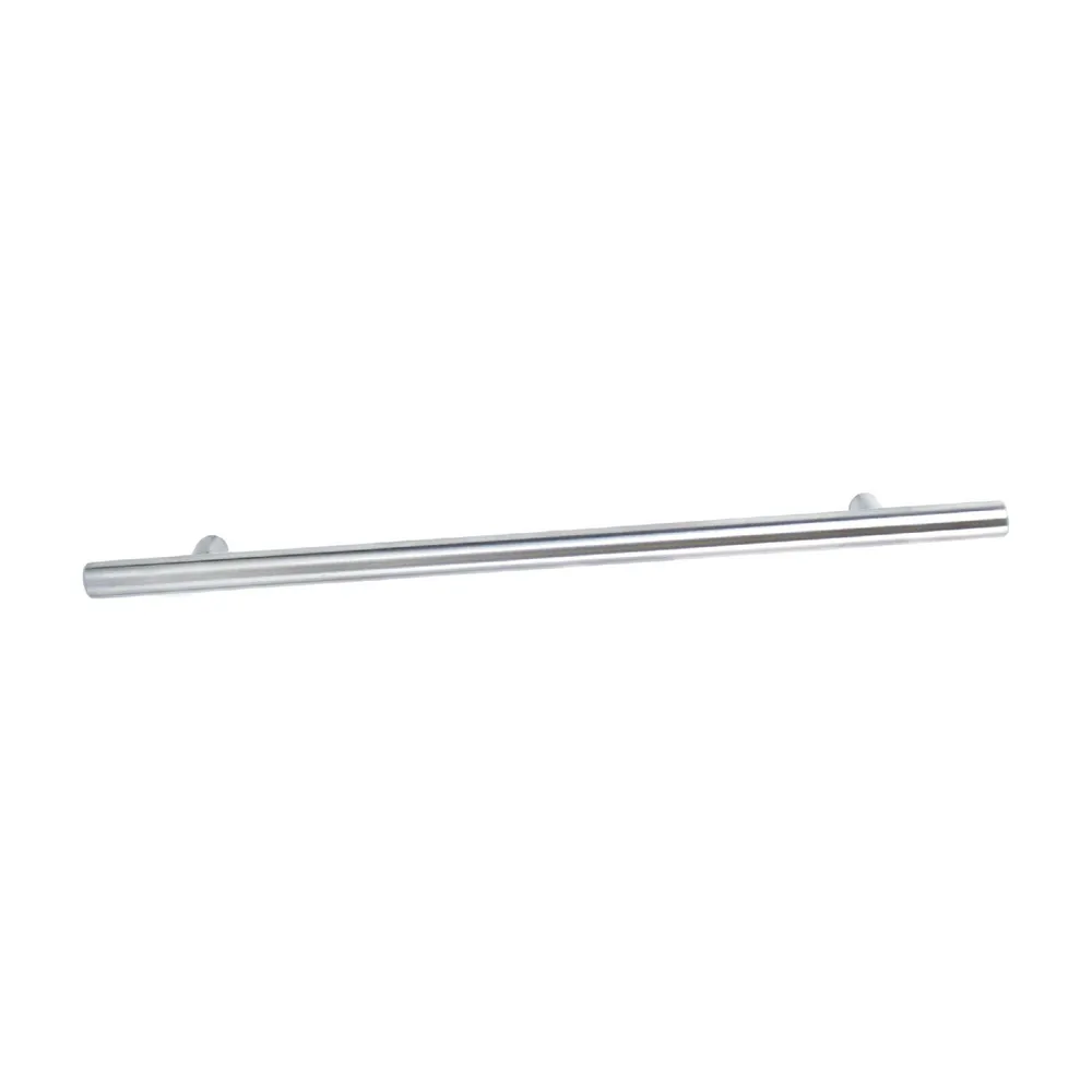 Maner mobila, 96 mm, inox, gri, finisaj patinat
