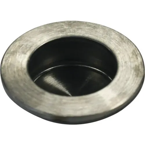 Maner mobila inox periat, 39x39mm, set de 2 bucati