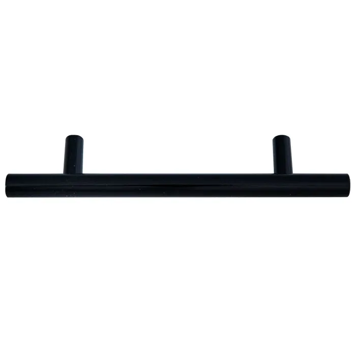 Maner pentru mobila, din plastic, finisaj negru, M 484.61.19, M4 x 96 mm