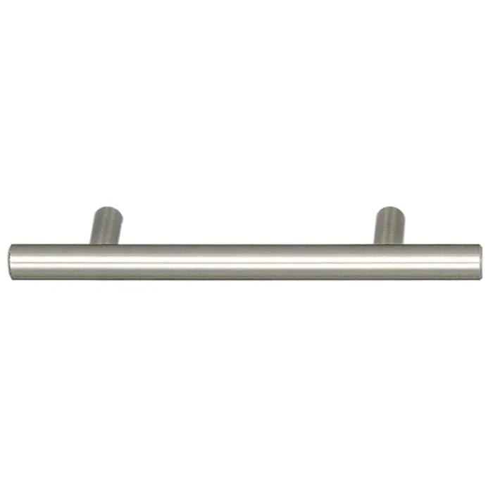 Maner pentru mobila, din zamac, finisaj nichel mat, M 480.90.24, M4 x 64 mm