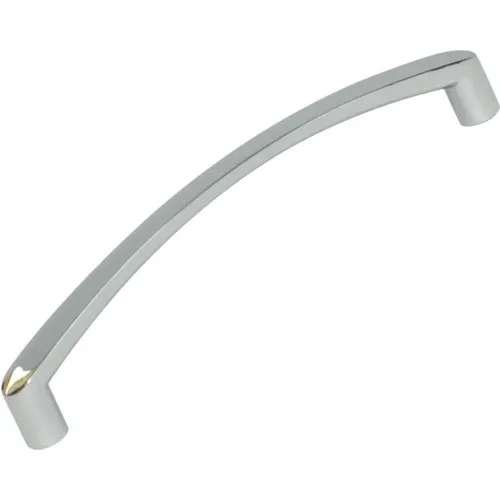 Maner pentru mobila distanta perforatii 128mm, zamac cromat lucios
