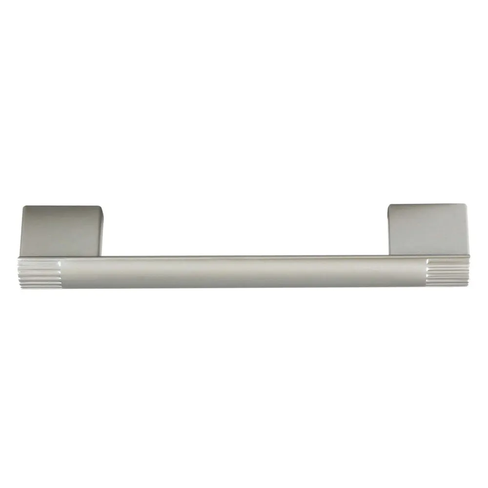 Maner pentru mobila, finisaj crom satinat, 96 mm, plastic