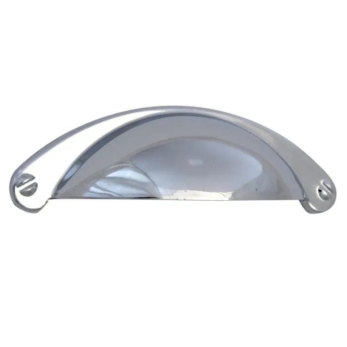Maner pentru mobila, metalic, finisaj crom lucios, M 481.37.22, M4 x 64 mm