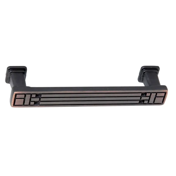 Maner pentru mobila, metalic, finisaj cupru antic M 486.99.28, M4 x 96 mm