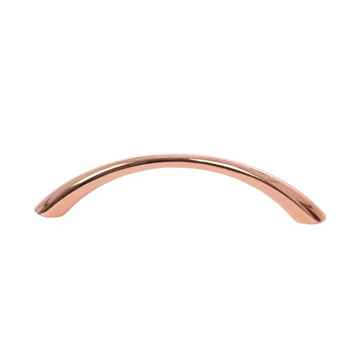Maner pentru mobila, metalic, finisaj cupru lucios, M 480.22.38, 96 mm