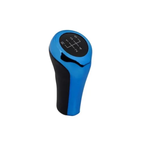 Maner schimbator 5 viteze compatibil BMW X1 X3 X5 E53 E83 E60 E81, E82, E87, E90, E91, E92, Albastru — imaginea 3