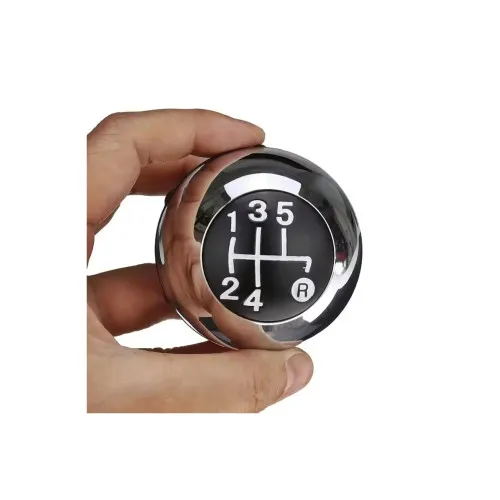 Maner schimbator auto din plastic compatibil Fiat 500 2012-2018 cu 2 adaptoare pentru 5 si 6 viteze — imaginea 4