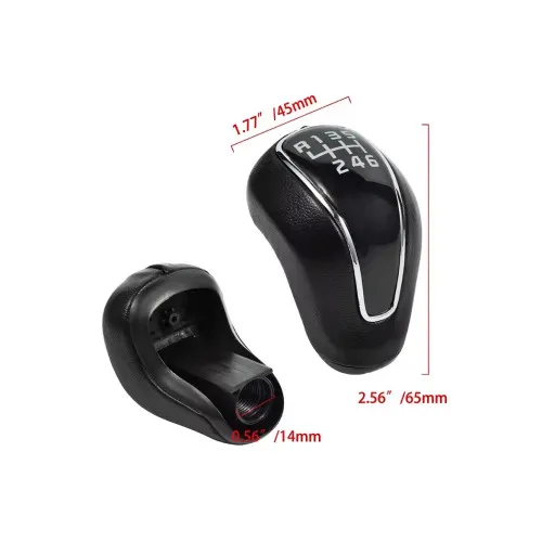 Maner schimbator auto din plastic compatibil Hyundai IX25 cu 2 adaptoare pentru 5 si 6 viteze — imaginea 5