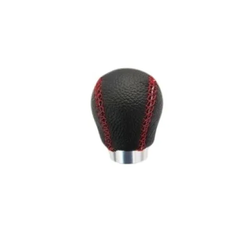 Maner schimbator de viteza universal Negru cusatura rosie