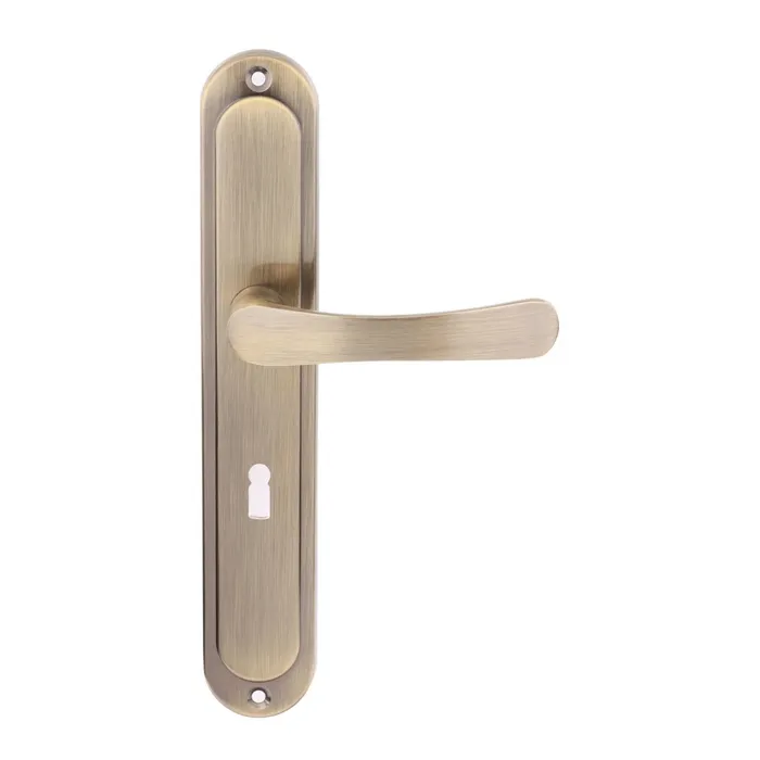 Maner usa interior, cu sild, Gato Sydney, pentru cheie, metal, bronz antic, 90 mm