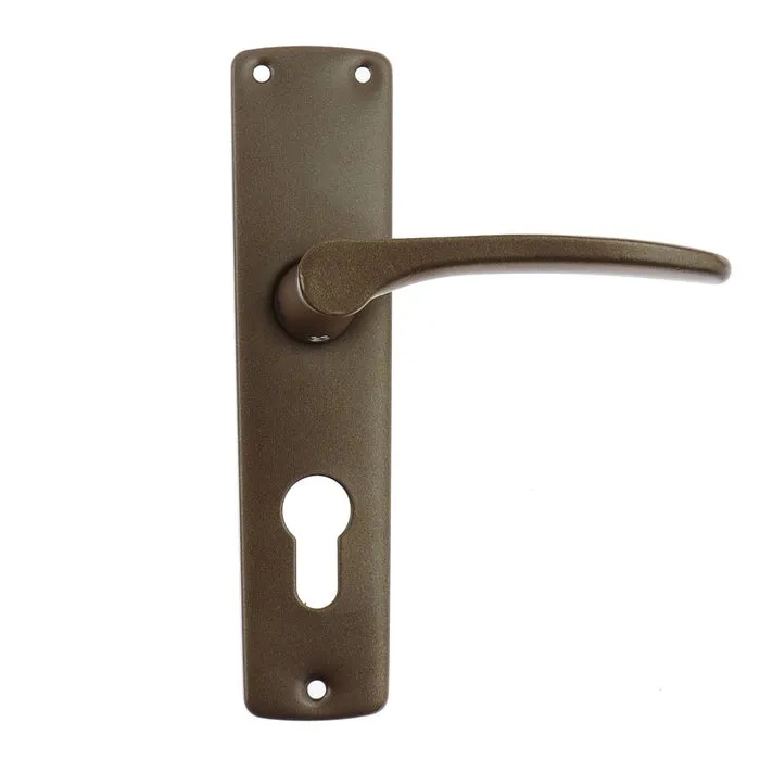 Maner usa interior, cu sild, Urbis 663, pentru cilindru, metal, maro, 54 mm
