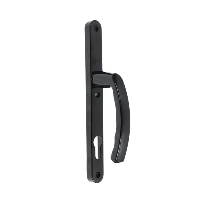 Maner usa PVC, cu sild, 35 A023 3P 92 5601, pentru cilindru, metal, negru, 92 mm
