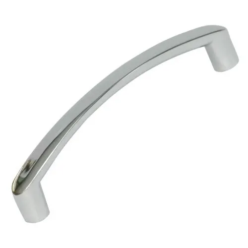 Manere mobilier set, zamac cromat, 96mm distanta perforatii, 105x25x10mm