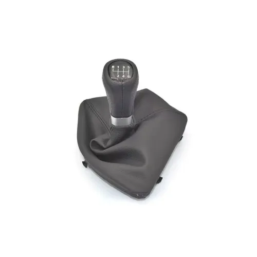 Manson schimbator imitatie piele si maner compatibil BMW cu 2 adaptoare pentru 5 si 6 viteze — imaginea 3