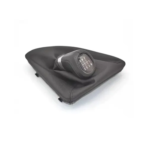 Manson schimbator imitatie piele si maner compatibil BMW cu 2 adaptoare pentru 5 si 6 viteze — imaginea 2