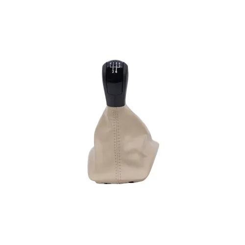 Manson schimbator si maner Culoare Bej compatibil Volkswagen / Skoda Octavia II 2004-2012 cu 2 adaptoare pentru 5 si 6 viteze — imaginea 2