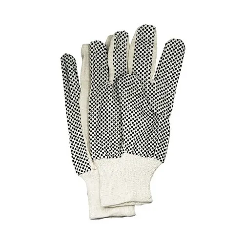 Manusi bumbac cu picouri din latex Easy Grip marimea 10, set 2 buc