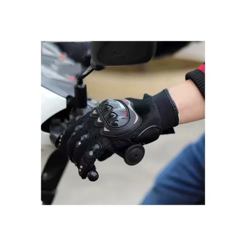 Manusi Moto, Atv,Bicicleta cu protectii, Marime universala, Negru — imaginea 2