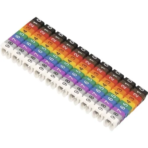 Marcaj cablu electric 0, 9-6mm², pachet 100 bucati