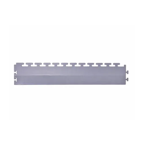 Margine pardoseala modulara PVC pentru garaj gri 500 x 100 x 6 mm