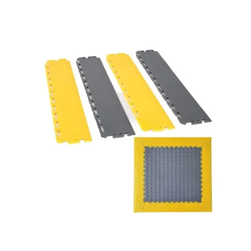 Margine pardoseala modulara PVC pentru garaj gri 500 x 100 x 6 mm — imaginea 2