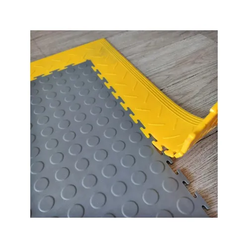 Margine pardoseala modulara PVC pentru garaj negru 500 x 100 x 6 mm — imaginea 3
