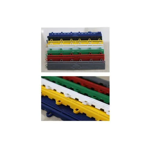 Margine pardoseala modulara tip mama PP 40x6x1.8cm garaj trafic intens Galben — imaginea 6
