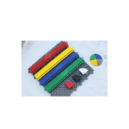Margine pardoseala modulara tip mama PP 40x6x1.8cm garaj trafic intens Gri — imaginea 2