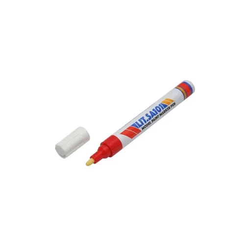 Marker vopsea rosu pe baza de ulei, impermeabil, uscare rapida, rezistent exterior