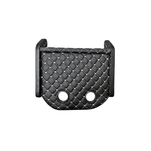 Masa de bord cu 2 suporti pentru pahare ,piele ecologica culoare Negru cusatura Gri compatibila Iveco Daily 2014->