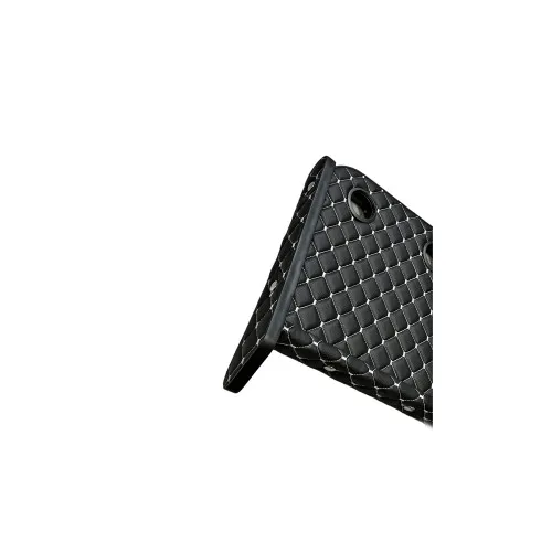 Masa de bord cu 2 suporti pentru pahare ,piele ecologica culoare Negru cusatura Gri compatibila Peugeot Boxer — imaginea 2