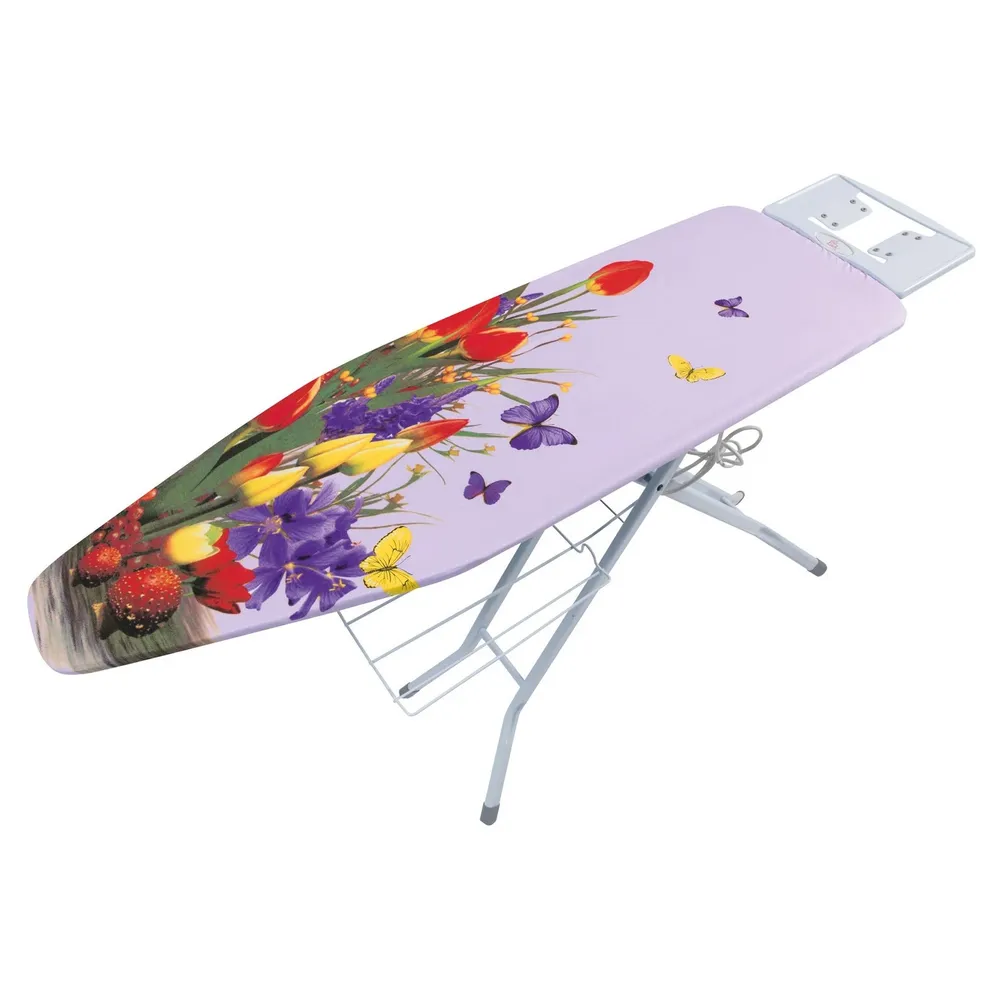 Masa de calcat Plastina Caprice 52008, plianta / reglabila, structura metalica, husa bumbac, 38 x 120 x 90 cm, diverse modele