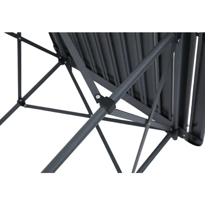 Masa pliabila pentru gradina Grandio Mob, aluminiu, patrata, 4 persoane, 70 x 70 x 70 cm — imaginea 5