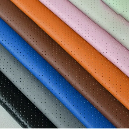 Material imitatie pielecu gaurele MARO DESCHIS