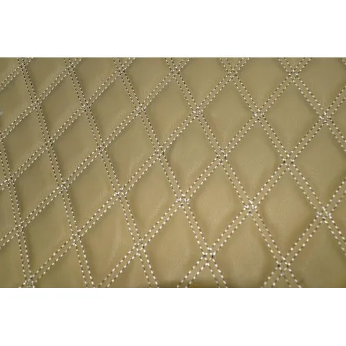 Material special pentru COVORASE auto romb bej/cusatura bej .