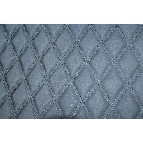 Material special pentru COVORASE auto romb negru/cusatura neagra.