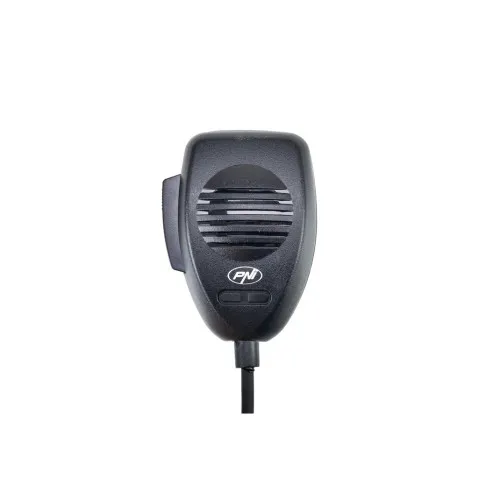 Microfon statie PNI CDS04, 4 pini, compatibil Midland / Albrecht / President / Intek, cablu 1.2 m, negru — imaginea 3