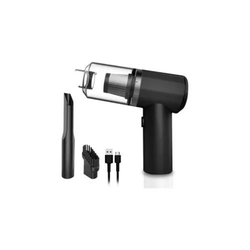 Mini aspirator auto portabil – fara fir, compact, cu incarcare USB — imaginea 2
