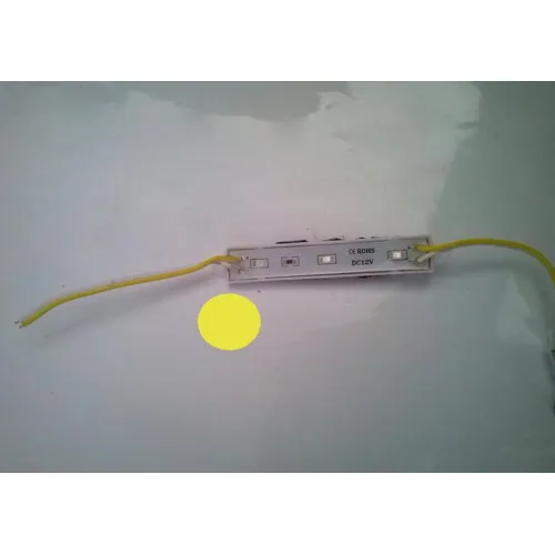Modul 3 SMD 2835 12V lumina galbena