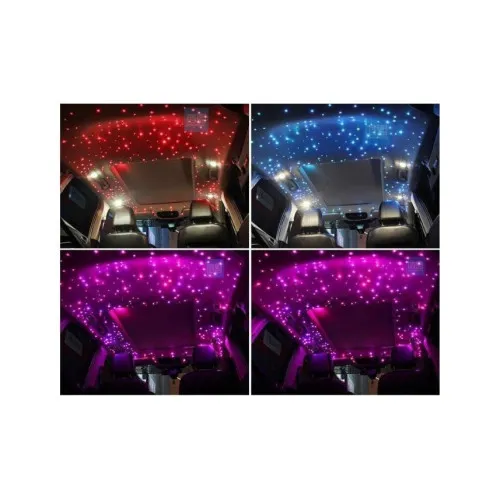 Modul fibra optica plafon instelat led rgb-w 500 fire 3m 12v compatibil kituri plafon stea cazatoare