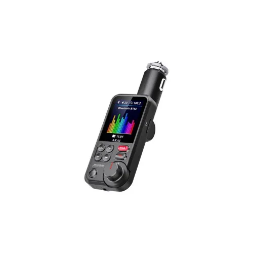 Modulator FM Akai , Bluetooth, USB, Micro SD Card reader, functie incarcator telefon, microfon incorporat, egalizator