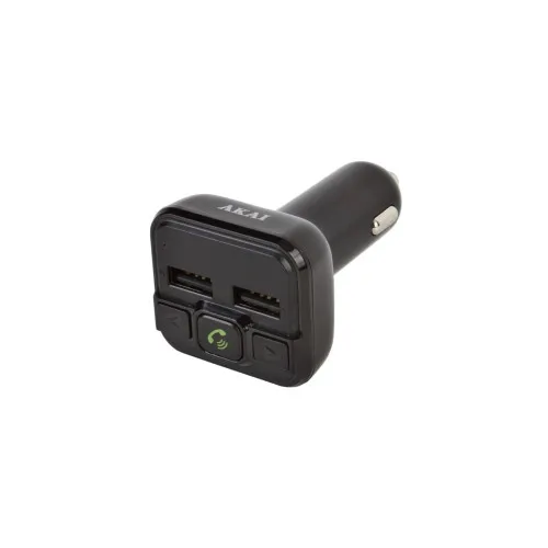 Modulator FM auto Bluetooth cu Hands-Free USB Micro SD si incarcare telefon Akai