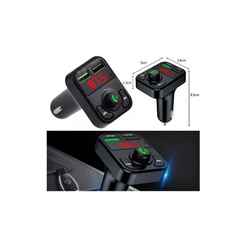 Modulator MP3 auto Bluetooth handsfree USB TF pentru bricheta 12V Bluetooth — imaginea 3
