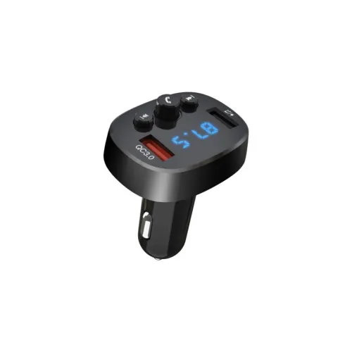 Modulator MP3 smart auto bluetooth handsfree cu incarcator qc 3.0 2x usb 18w 12v-24v — imaginea 2