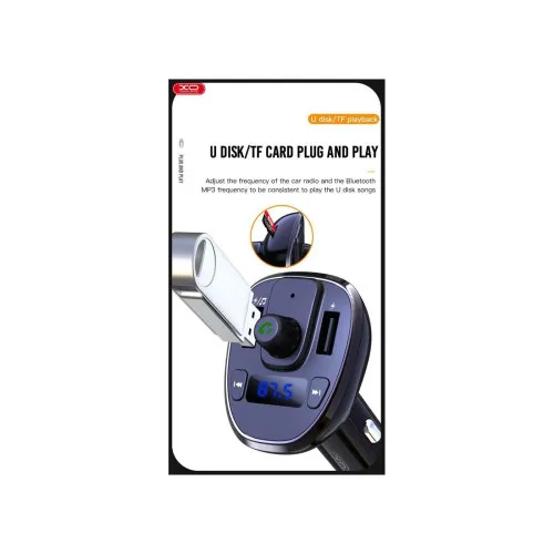 Modulator MP3 SMART cu functie handsfree auto Bluetooth si incarcator auto 18W 12V-24V — imaginea 5