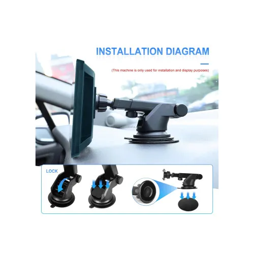 Monitor auto digital wireless 7 inch cu camera marsarier solara BSD ecran tactil camera magnetica DC12V-36V — imaginea 2