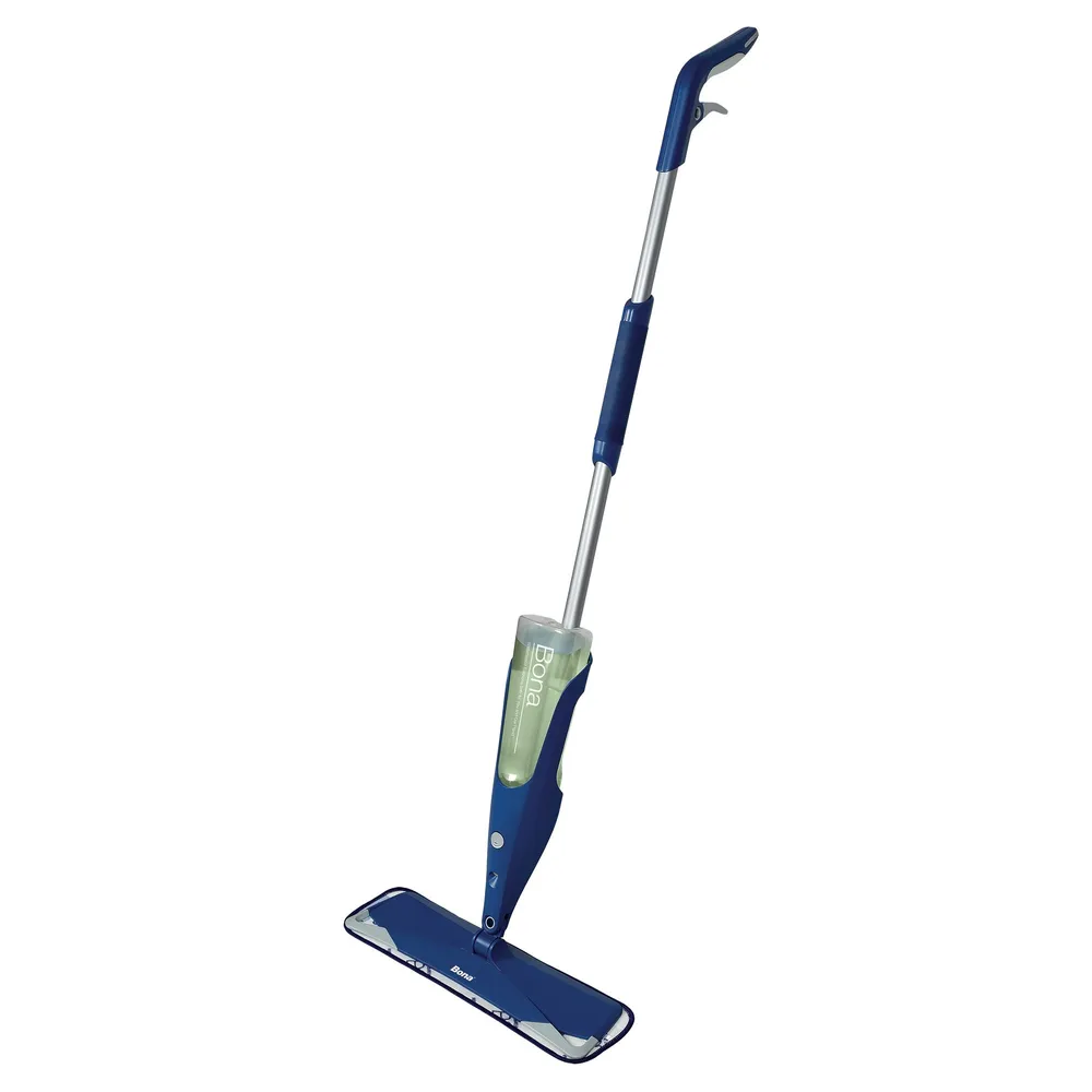 Mop spray Bona pentru parchet si ceramica + coada + rezervor + sistem de pulverizare, H = 129 cm, 38.5 x 10 x 5 cm