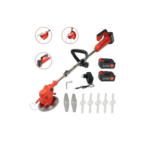 Motocoasa electrica extensibila 850W cu 2 acumulatori 21V 3000mAh — imaginea 7
